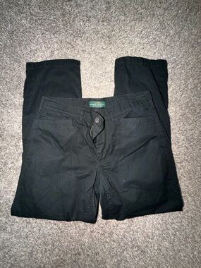 Lauren Ralph Lauren Black Women's Straight Trousers